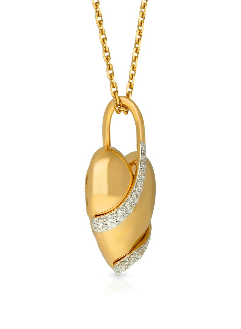 Malabar Gold and Diamonds 18 Karat 750 Purity Mine Diamond Pendant MPRGHTH013PN1 - Image 2